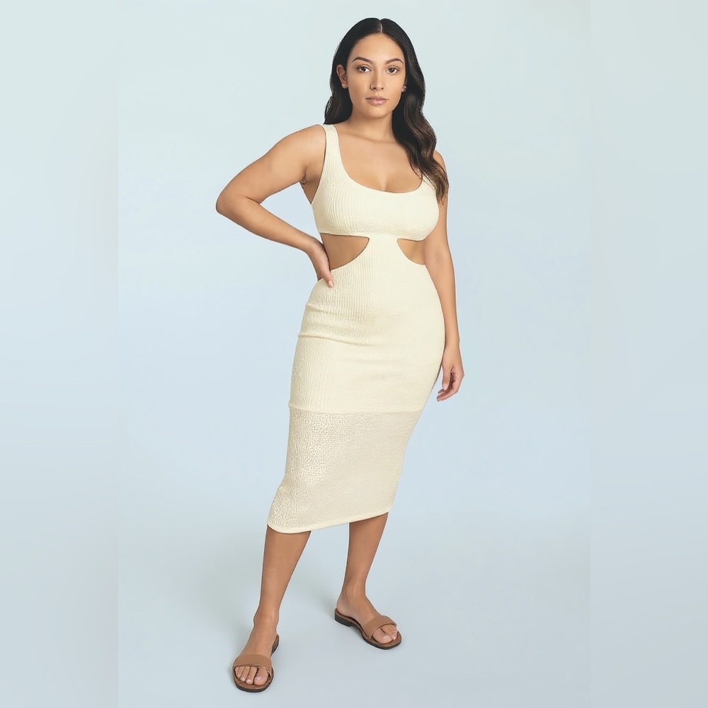Milumia Cut‎ Out Crochet Dress size M